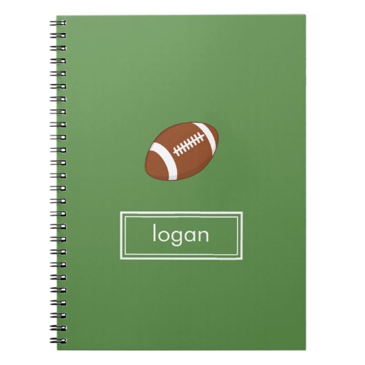 Fußball-Notebook Notizblock (Vorderseite)