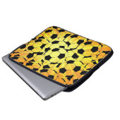 Fußball-Notebook-Sieb Laptopschutzhülle (Vorne Knopf)