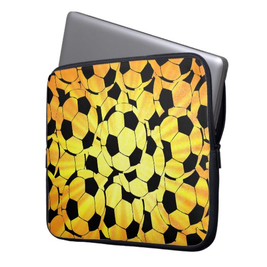 Fußball-Notebook-Sieb Laptopschutzhülle (Vorderseite Links)