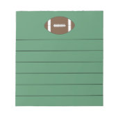 Fußball-Notepad-Geschenk Notizblock (Vorderseite)