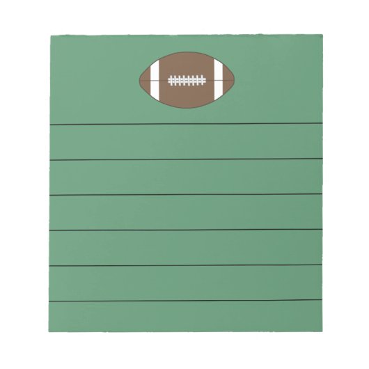 Fußball-Notepad-Geschenk Notizblock (Vorderseite)