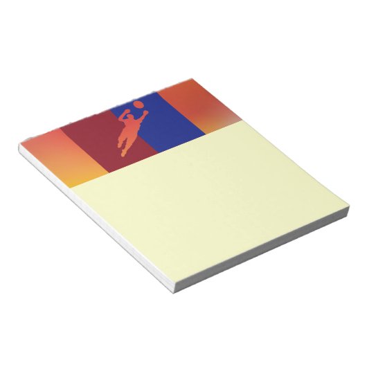 Fußball-Notepad Notizblock (angewinkelt)