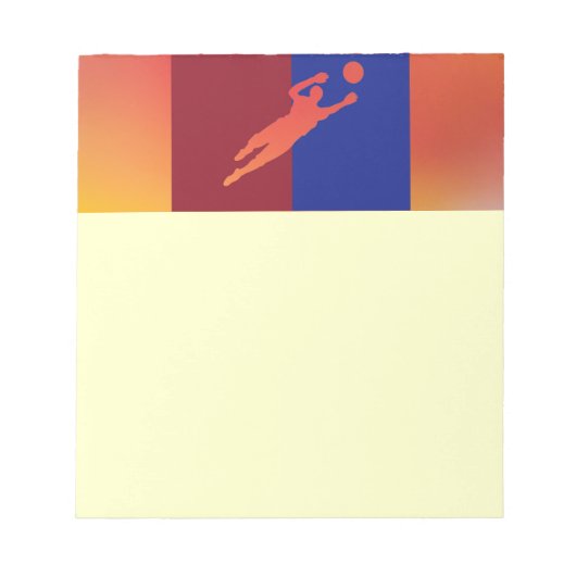 Fußball-Notepad Notizblock (Vorderseite)