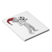 Fußball Notizblock (angewinkelt)
