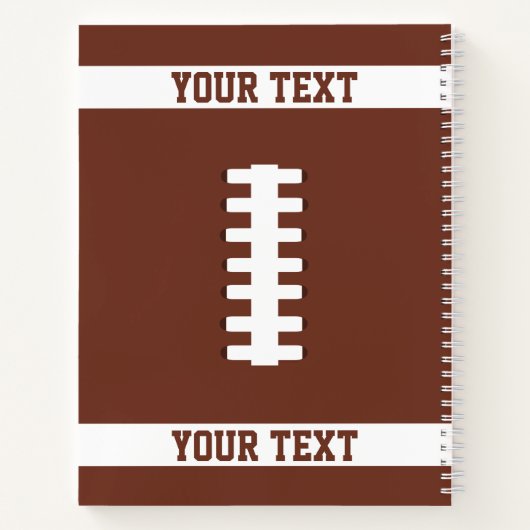 Fußball Notizblock (Rückseite)
