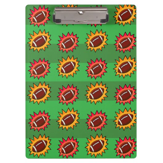 Fußball Notizbuch Klemmbrett (Vorderseite)