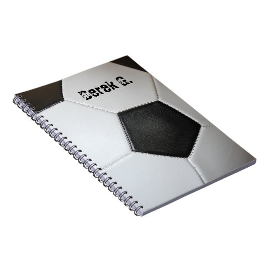 Fußball-Notizbuch Notizblock (Rechte Seite)