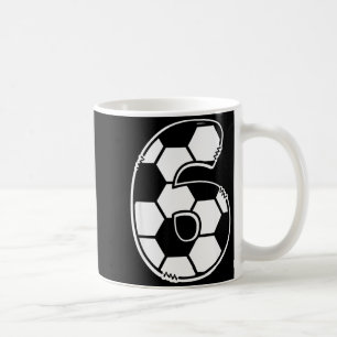 Fußball Nummer 6 Kinder Geburtstag Fußball Mathema Kaffeetasse