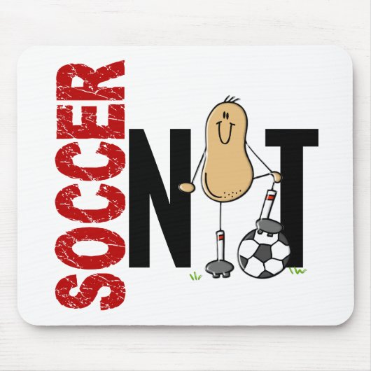 Fußball-Nuss 1 Mousepad (Vorne)
