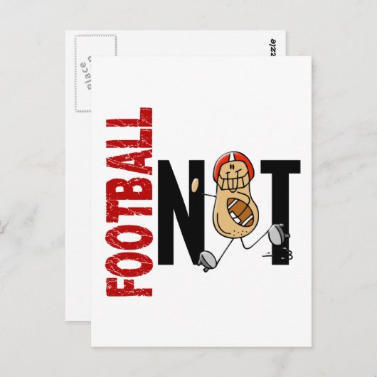 Fußball-Nut 1 Postkarte (Vorne/Hinten)