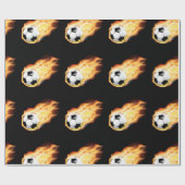 Fußball oder Fußball Geschenkpapier (Flach)