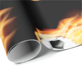 Fußball oder Fußball Geschenkpapier (Rolleneckpunkt)