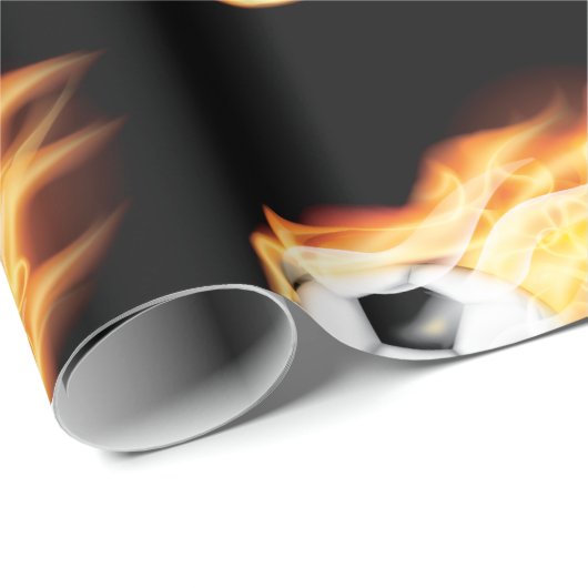 Fußball oder Fußball Geschenkpapier (Rolleneckpunkt)