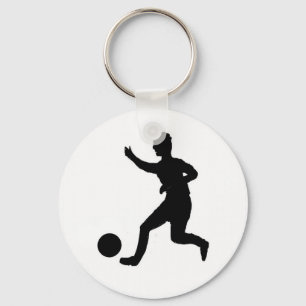 Fußball oder Fußball Schlüsselanhänger