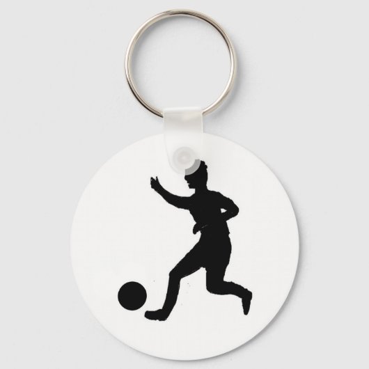 Fußball oder Fußball Schlüsselanhänger (Vorderseite)