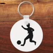 Fußball oder Fußball Schlüsselanhänger (Vorderseite)