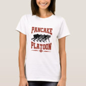 Fußball-Offensive Lineman Pancake Platon T-Shirt (Vorderseite)