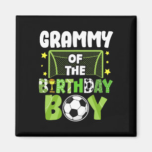 Fußball-Oma-Birthday-Boy-Party-Fußball-Familien-Ma Magnet