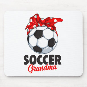 Fußball-Oma Frauen Mousepad