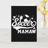 Fußball Oma Fußball Byll  Karte (Gelbe Blume)