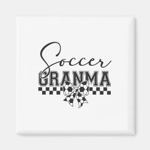 Fußball Oma Fußball Großmutter Spieltag Mutter' Magnet