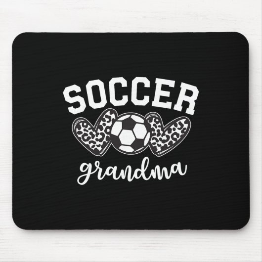 Fußball Oma Fußball Großmutter Spieltag Mutter' Mousepad (Vorne)