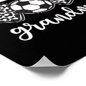 Fußball Oma Fußball Großmutter Spieltag Mutter' Poster (Ecke)