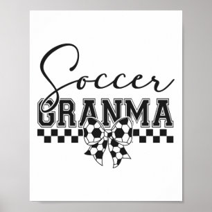 Fußball Oma Fußball Großmutter Spieltag Mutter' Poster