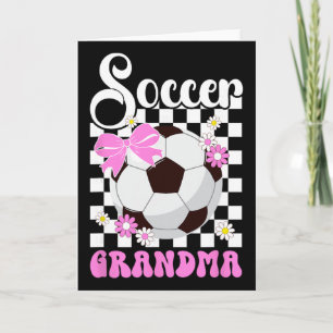 Fußball-Oma Groovy Oma eines Fußballspielers G Karte