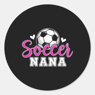 Fußball Oma Großmutter Frauen Muttertag Oma Fußbal Runder Aufkleber