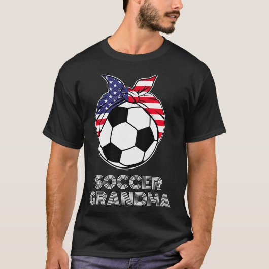 Fußball Oma Jersey Großeltern Amerikanischer Fußba T-Shirt (Vorderseite)