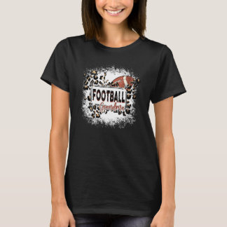 Fußball Oma Leopard gebleichte Fußballspiele da T-Shirt