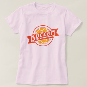 Fußball-Oma Name & Nummer Zurück Druck T-Shirt