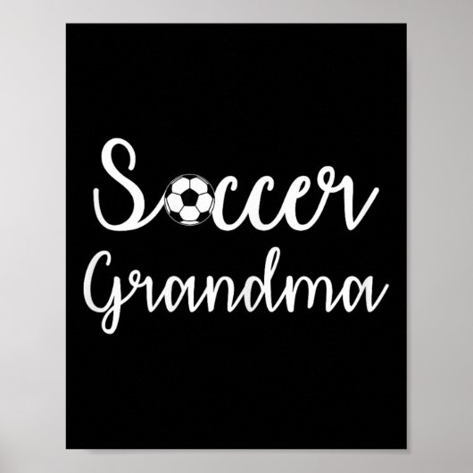 Fußball Oma Poster (Vorne)