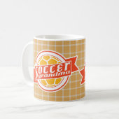 Fußball-Oma-Tasse Kaffeetasse (Vorderseite Links)