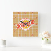 Fußball-Oma-Uhr Quadratische Wanduhr (Zuhause)