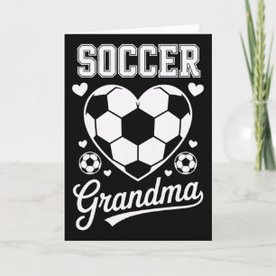 Fußball-Oma unterstützt jugendliche Fußballspieler Karte