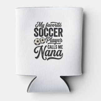 Fußball Oma Vintage Gravur Familie Spieler Shirt_ Dosenkühler