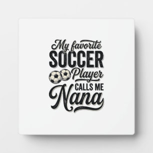 Fußball-Oma Vintage-Gravur Familie Spieler-Shirt_ Fotoplatte