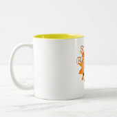 Fußball-Oma Zweifarbige Tasse (Links)