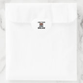FUSSBALL ONE TEAM ONE DREAM Herz-Aufkleber (Tasche)