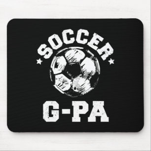 Fußball Opa Fußball Ll Distressed Lustiger Fußball Mousepad