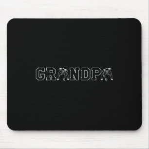 Fußball Opa Gramps Großeltern Tag Tackle Co Mousepad