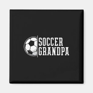 Fußball-Opa Großvater  Magnet