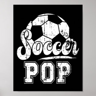 Fußball Opa Großvater Opa eines Fußballspielers Po Poster