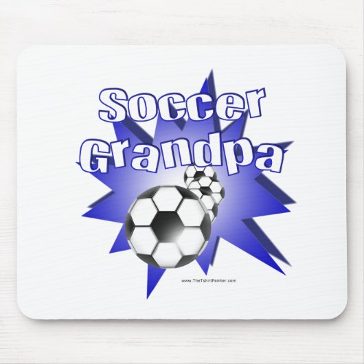 Fußball Opa Mousepad (Vorne)