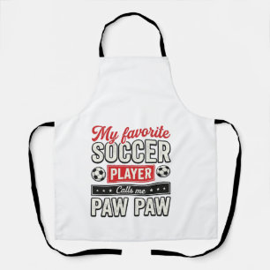 Fußball-Opa-Opa-vintage-Spieler-Opa-Shirt-Design Schürze