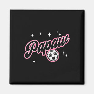 Fußball-Opa-Papaw Großvater Papaw eines Fußballspi Magnet