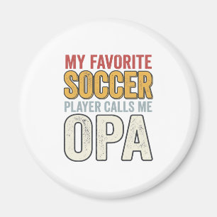 Fußball-Opa-Vintage-Typografie-Shirt-Design_1 Magnet