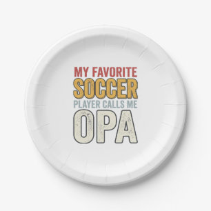 Fußball-Opa-Vintage-Typografie-Shirt-Design_1 Pappteller